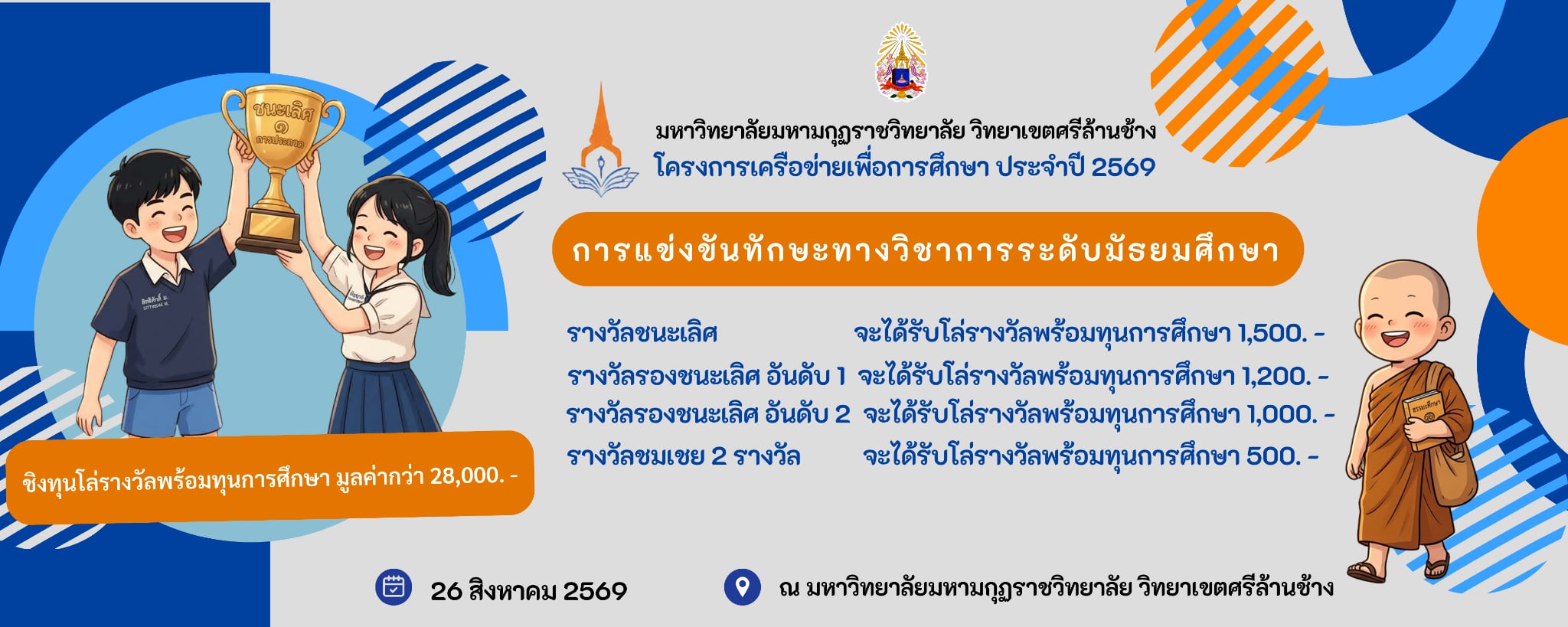 โครงการเครือข่ายการศึกษา ประจำปีงบประมาณ 2569